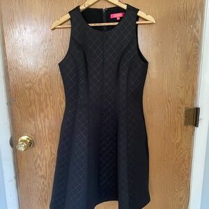 Stretch Catherine / Catherine Malandrino A-Line Black Dress - Sleeveless